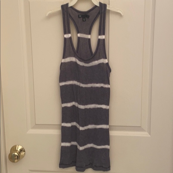 GAP Tops - Gap xs tie dyed grey & white tank top
